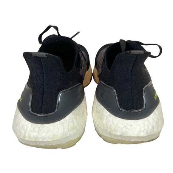 Adidas Ultraboost Running Shoes Men's Size 11 Black Gray Green - Picture 5 of 8